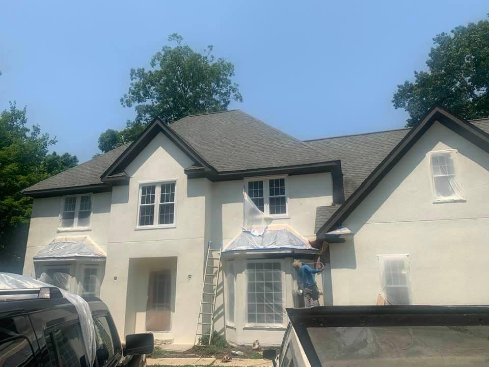 pics of remodel house being painted 