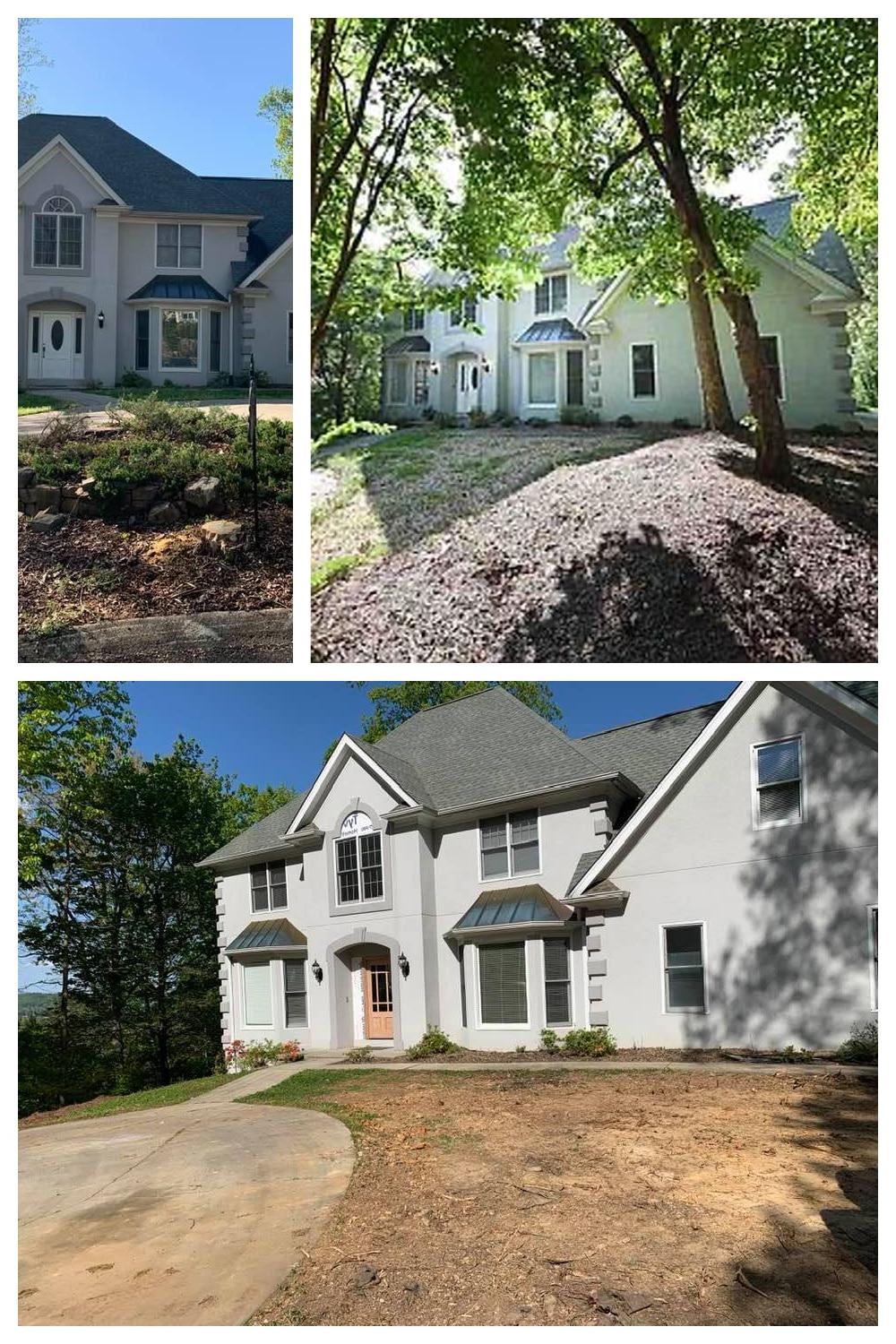 pics of house being remodeled collage 