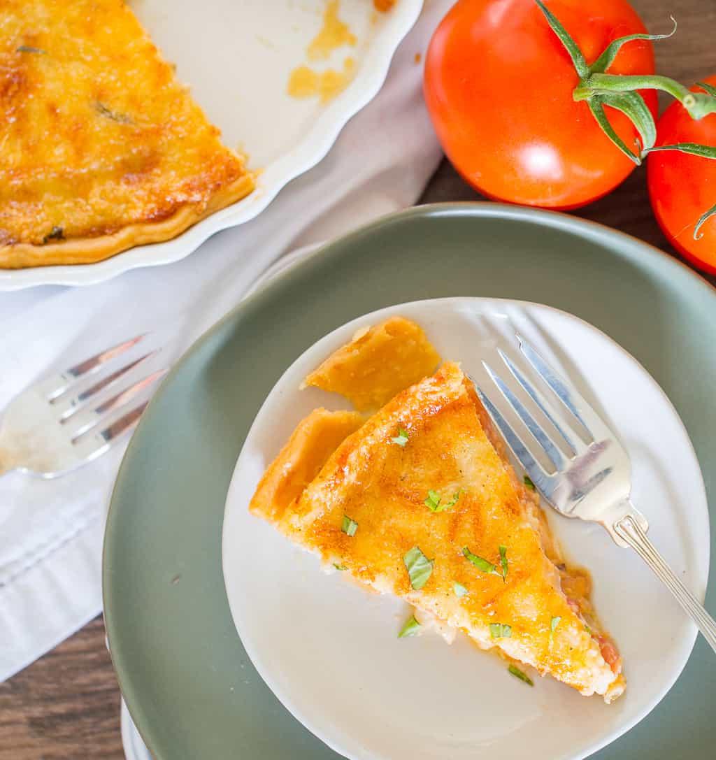 southern tomato pie from above